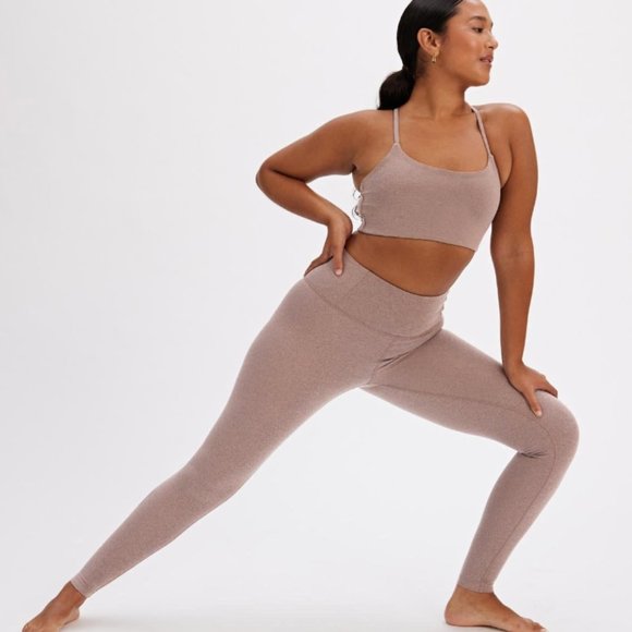 NWT Girlfriend Collective Cocoon Heather Juliet Strappy Bra - Picture 2 of 3